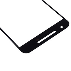 Wewoo Pour Google Nexus 5X lentille noir extérieure en verre d'écran avant pièce détachée pas cher