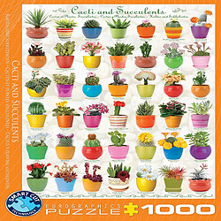 Avis Eurographics Cactus et Plantes Grasses Puzzle (1000 pièces)