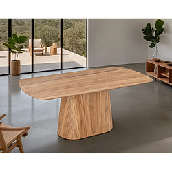 Lisa Design Casablanca - table à manger - bois - 180 cm pas cher