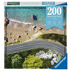 Ravensburger- Puzzle Moment 200 pièces-en Bord de mer Adulte, 4005556133062 