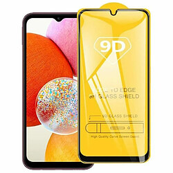 Verre trempé incurvé Riff 9D Full Glue pour Samsung Galaxy A14 4G A145 / A14 G5 A146 Noir 