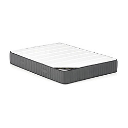 Lit coffre - 140 x 190 cm - Tissu bouclette - Beige + Matelas - DAMADO de Pascal Morabito pas cher