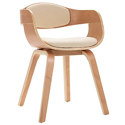 Avis Maison Chic Lot de 2 Chaises à manger,Chaise pour cuisine,Solide Structure bois courbé et similicuir -MN21603