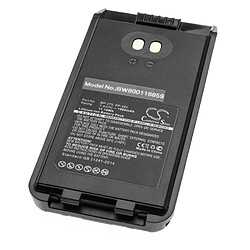 vhbw Li-Ion batterie 1500mAh (7.4V) avec clip de ceinture pour radio talkie-walkie Icom F1000, F1000D, F1000S, F1000T, F2000, F2000D, F2000S, F2000T 