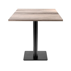 Restootab Table 70x70cm - modèle Milan T chêne tages