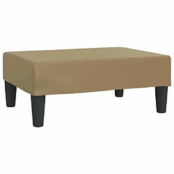 Maison Chic Repose-pied,Tabouret confortable Cappuccino 78x56x32 cm Similicuir -MN62961