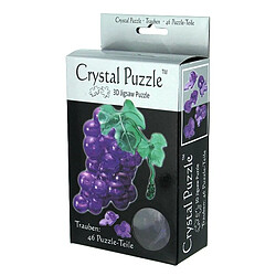 Hcm Kinzel Puzzle 3D - 46 pièces - Grappe de raisin : Violet