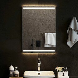 Maison Chic Miroir à LED,Miroir Lumineux LED pour salle de bain,Miroir decoration 50x70 cm -MN20574