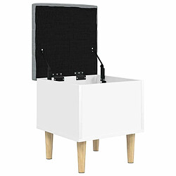 Acheter Maison Chic Banc de rangement | Meuble de rangement d'Entrée | Coffres d'Intérieur blanc 42x42x46 cm bois d'ingénierie -MN91847