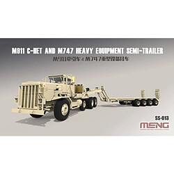 Meng Maquette Camion M911 C-het (8x6) & M747 Heavy Equipment Semi-trailer