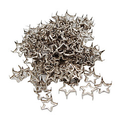 100pcs rivets punk étoiles rivets pentagramme griffes cuir artisanat or