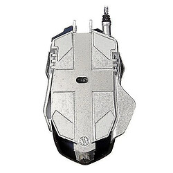 Universal x300 7 Boutons 3200dpi LED Variable Lumière Ergonomic Wired Gaming Mouse Black