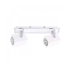 Luminaire Center Spot moderne Mateo Chrome 2 ampoules