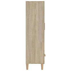 Acheter vidaXL Buffet haut Chêne sonoma 70x31x115 cm Bois d'ingénierie