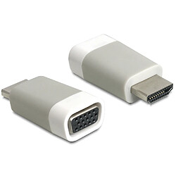 DeLOCK 65472 adaptateur et connecteur de câbles HDMI-A VGA Blanc 