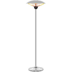 TROTEC Parasol chauffant design IRS 2520, 2500 W, chauffage d'extérieur, chauffage de terrasse, chauffage d'appoint, chauffage d'appoint