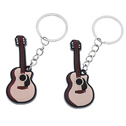 2x porte-clés porte-clés pendentif porte-instrument pour instrument de musique guitare folk