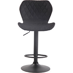 Non Tabouret de bar tissu liège noir