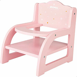 Chaise pour poupées Woomax Rose (6 Unités)