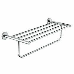 GROHE 40462001 BauCosmopolitan Porte Serviette et Tablette, Chrome