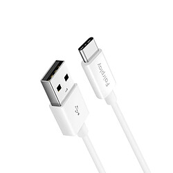 Câble de Charge USB vers USB-C 1 Mètres Charge + Synchro Fairplay Blanc 