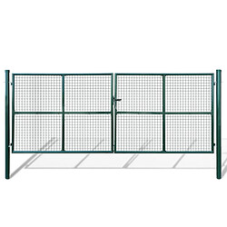 vidaXL Portillon Maille 415 x 200 cm / 400 x 150 cm 