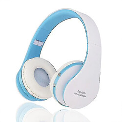 Universal Yyh casque stéréo Bluetooth Super Bass (bleu) 