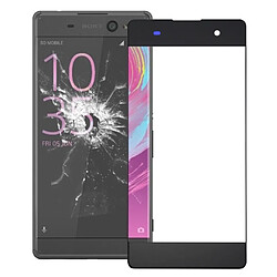 Wewoo Pour Sony Xperia XA Lentille noir extérieure en verre pièce détachée 