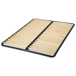 Promo Matelas Sommier cadre à lattes robuste 20 lattes 120x190