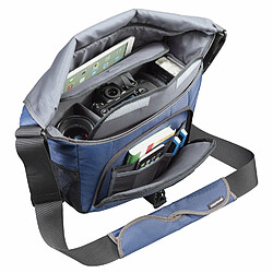 Avis Cullmann MADRID Sports Maxima 325+ bleu/gris Sac caméra appareil photo vidéo réflex numérique et accessoires ou pour loisirs style Messenger avec compartiment tablette notebook laptop 12 pouces, housse protection imperméable, bandoulière et et inse