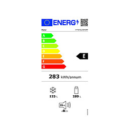 Réfrigérateur combiné 60cm 414l no frost - HTW5620ENMP - HAIER