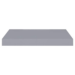 Acheter vidaXL Étagères murales flottantes 2 pcs Gris 40x23x3,8 cm MDF