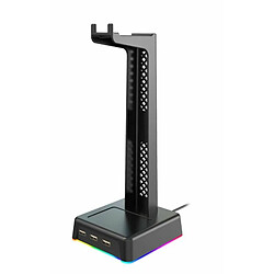 Vakoss Stojak na sÅ‚uchawki Vakoss ST-1545 RGB 3x USB HUB