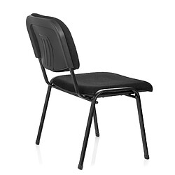 Chaise de conférence / Chaise visiteur / Chaise XT 600 XL noir hjh OFFICE pas cher