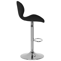 Acheter vidaXL Tabourets de bar lot de 2 noir velours