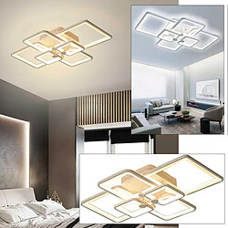 Plafonnier moderne 6 carrés LED 70 W plafonnier chambre salon 230V LIGHT 3000K