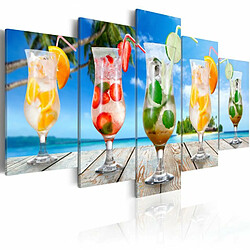 Paris Prix Tableau Imprimé Summer Drinks 100 x 200 cm 