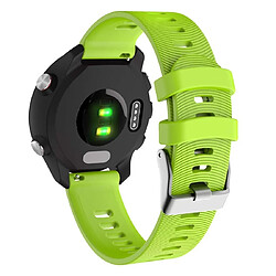 Acheter Wewoo Bracelet pour montre connectée de en silicone Smartwatch Garmin Forerunner 245 vert