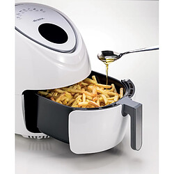 Ariete 4618/03 Unique 5,5 L Autonome 1800 W Friteuse d'air chaud Acier inoxydable, Blanc