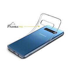 novago Compatible avec Samsung Galaxy S10 Coque en Gel Souple Transparent et Solide avec Impression de qualité (Grosse Fleur) pas cher