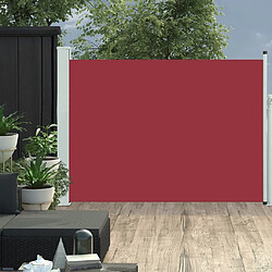 vidaXL Auvent latéral rétractable de patio 117x500 cm Rouge 