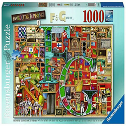 Ravensburger Colin Thompson ? Puzzle Alphabet Awesome F & G 1000 pièces pour Adultes et Enfants à partir de 12 Ans pas cher