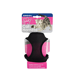 Ancol Pet Products - Harnais pour chats (L) (Noir) - UTVP1065