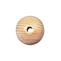 Perle en bois ø 40 mm Boule percée ø 8 mm - Rayher