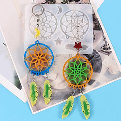 Acheter dream catcher silicone porte-clés moules résine époxy