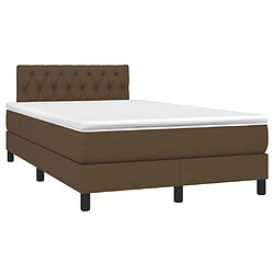 Avis Sommier à lattes,Cadre à lattes de lit pour Adulte matelas et LED Marron foncé 120x200 cm -MN75146