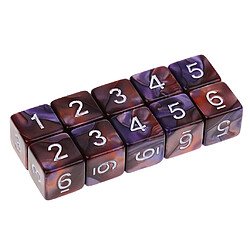 20x dés 6 faces dé poly6d6 dés pour donjons et dragons pas cher