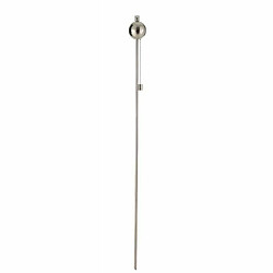 Paris Prix Torche de Jardin en Acier Boule 150cm Argent