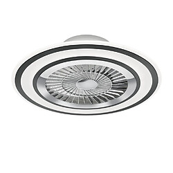 Lumière Ventilateur de Plafond Moderne Flaga Noir Mat 3000-6500K Télécommande