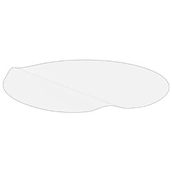 Avis vidaXL Protecteur de table transparent Ø 110 cm 2 mm PVC